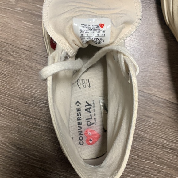 Comme des Garcons & Converse high top shoes - Picture 9 of 10